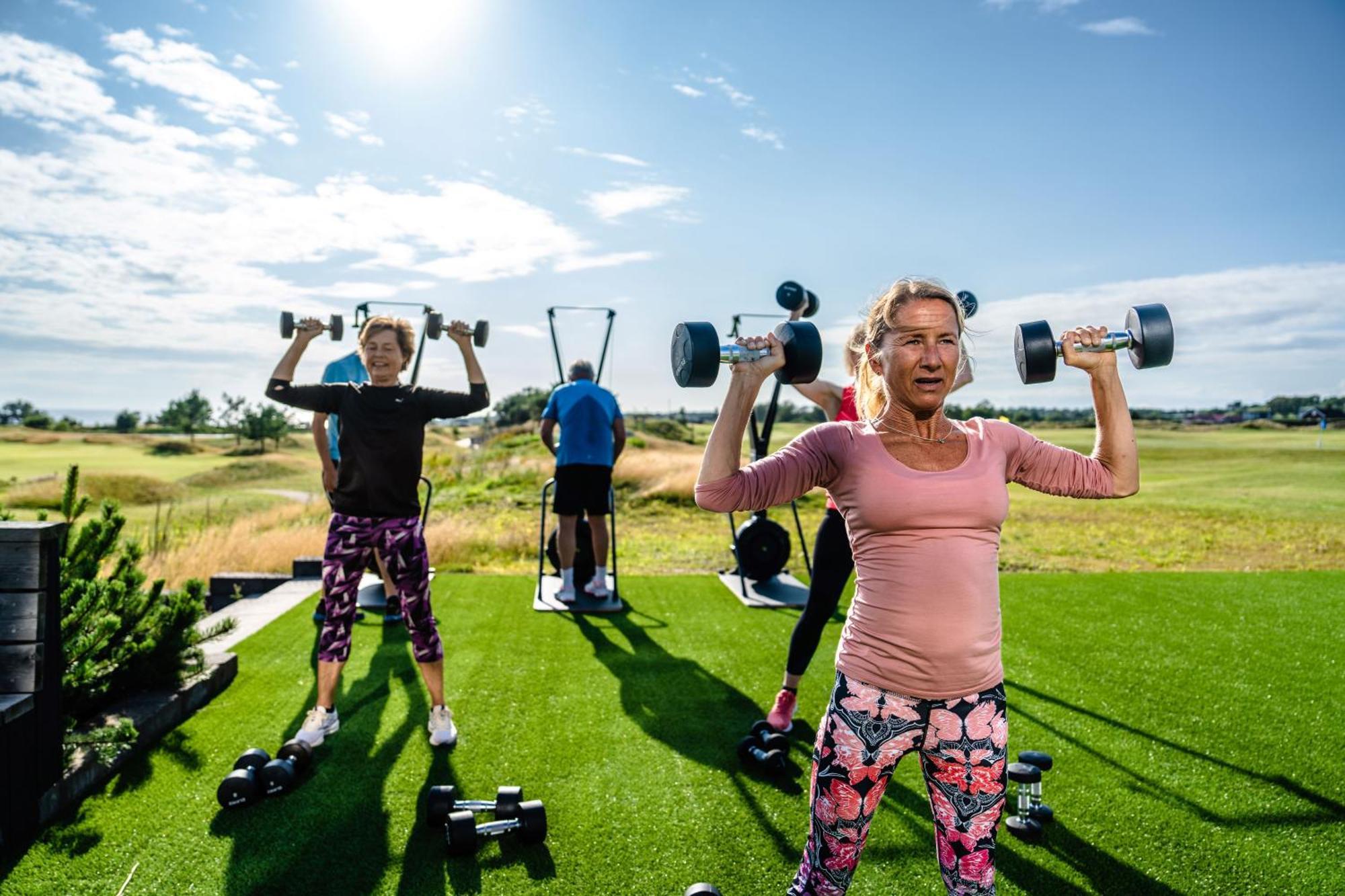 Halmstad Golfarena Hotell & Laegenheter Strandlida Luaran gambar