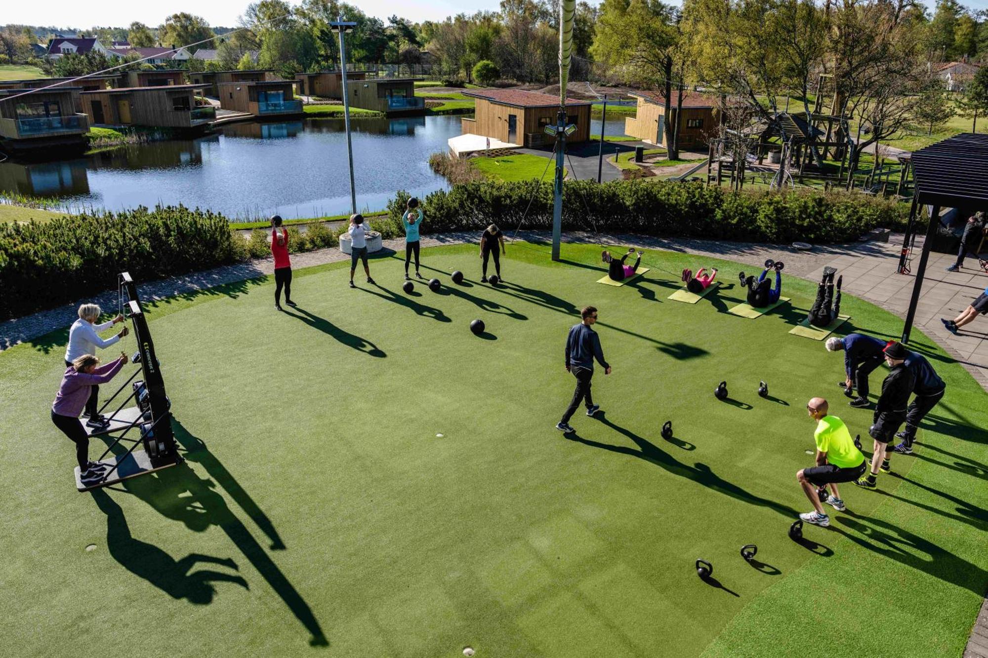 Halmstad Golfarena Hotell & Laegenheter Strandlida Luaran gambar