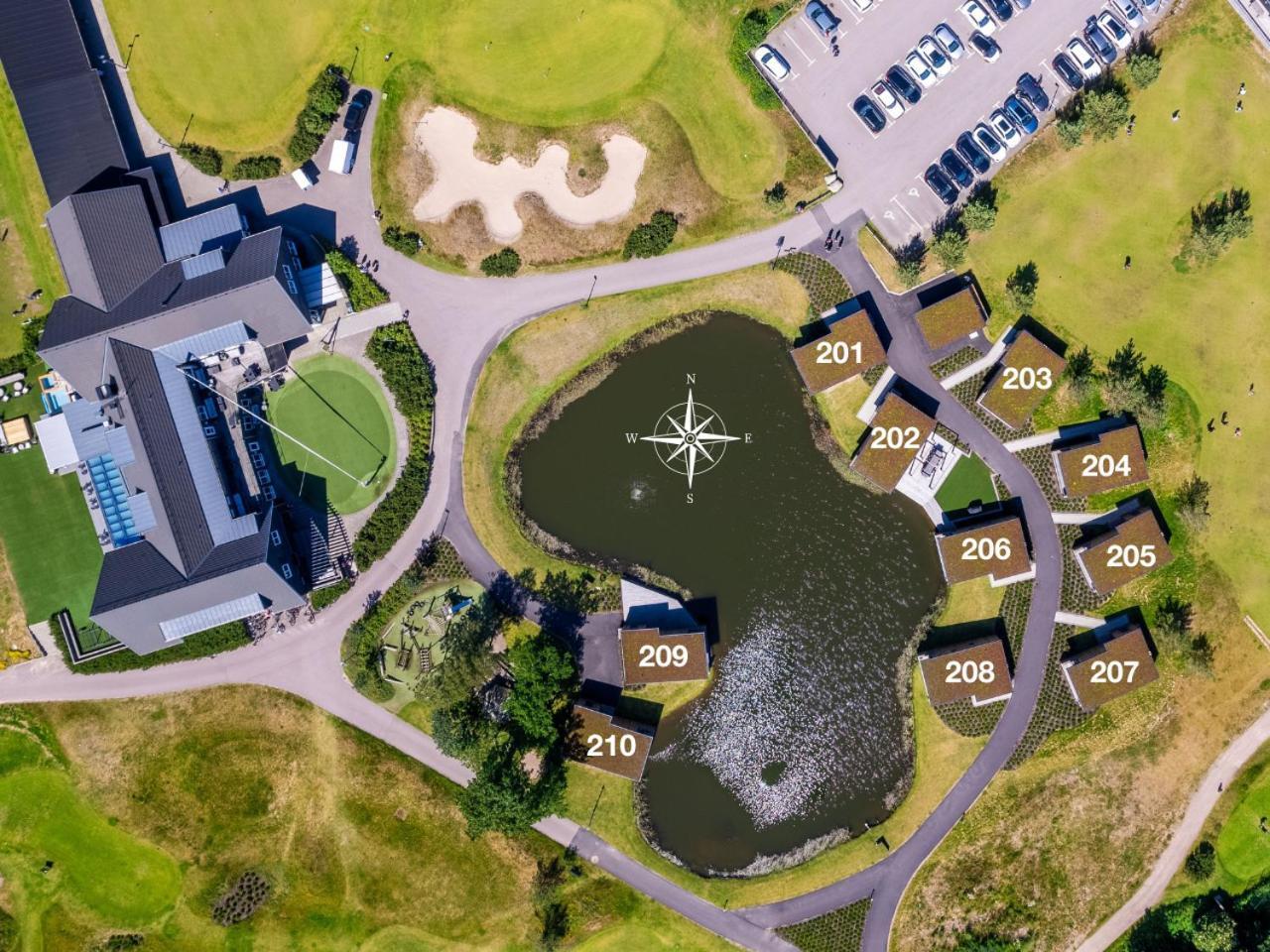 Halmstad Golfarena Hotell & Laegenheter Strandlida Luaran gambar